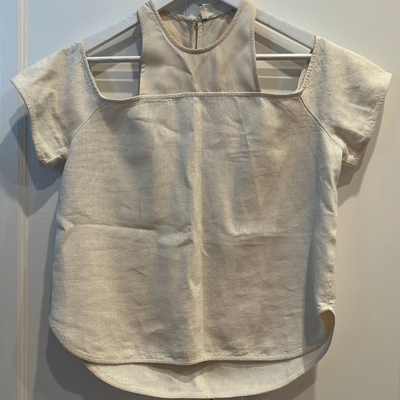 Laura Siegel Linen Top - Picture 1 of 2